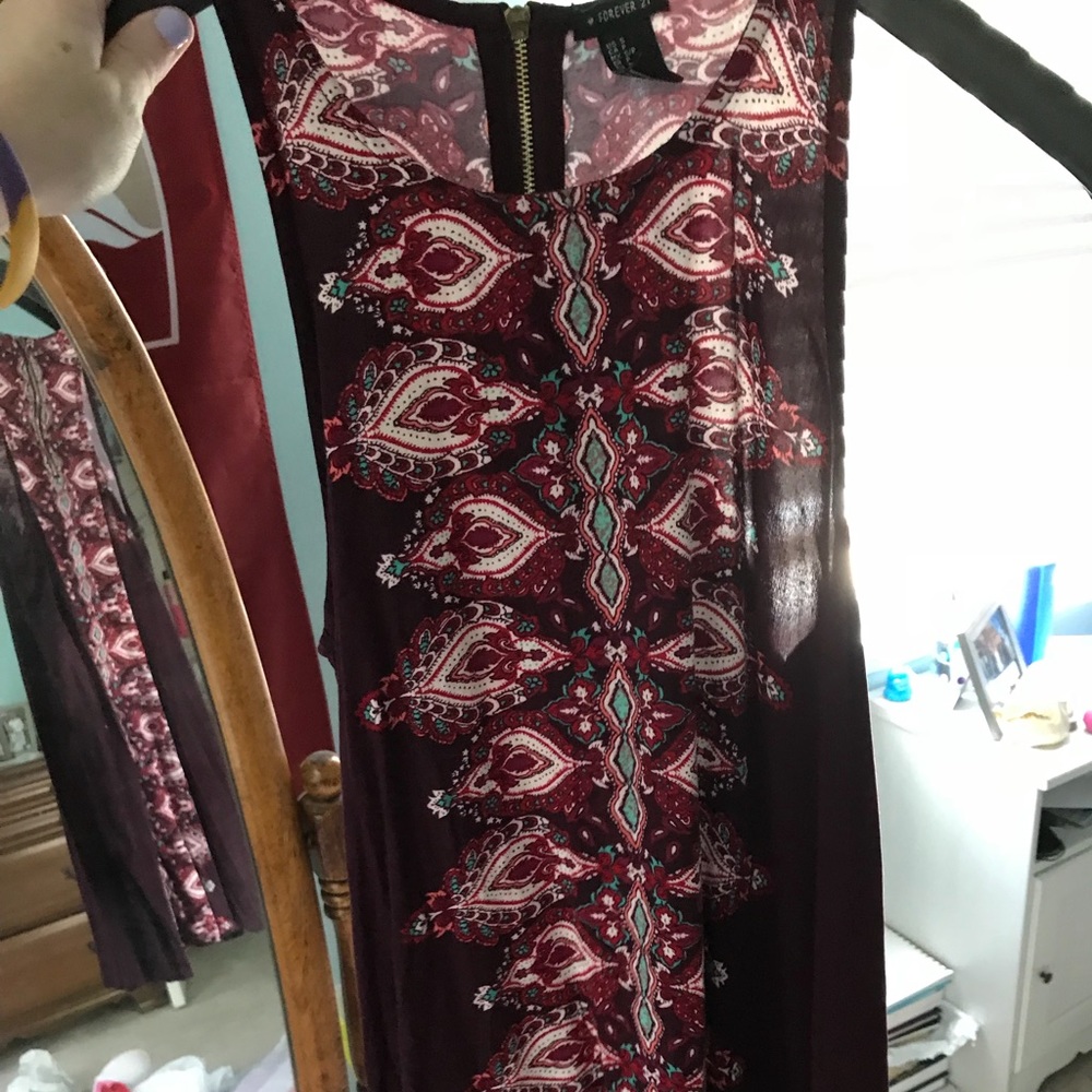 Maroon dress
